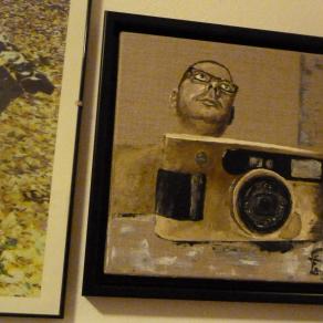 NEW ENTRY IN MY PRIVATE COLLECTION, mio ritratto realizzato dall'artista Francesca Giacomazzi, spato