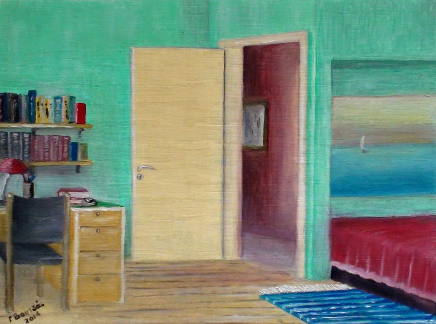 My room when I was a sophomore in medical school Thessaloniki 1972