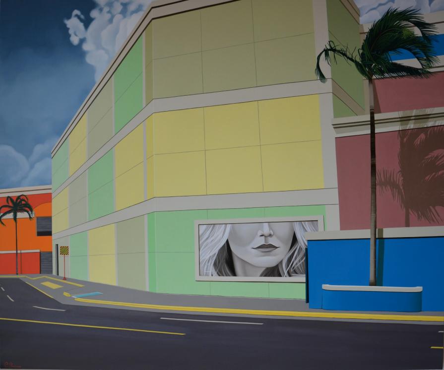 In a different place