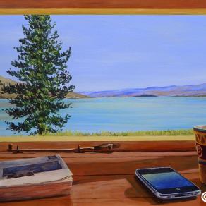 Window on Lake Tekapo
