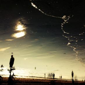 l' isola dei conigli (serie fotografica di 10 opere)/ the island of rabbits (series of 10)