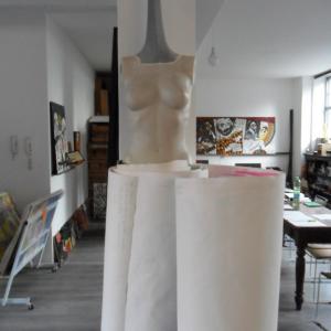 Uno scorcio dello studio