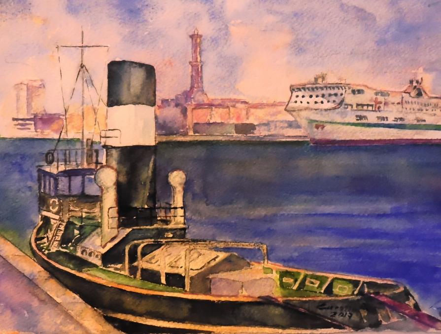 Genova Porto 30 x 25