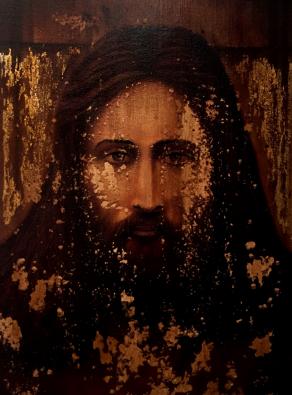 Old Jesus painting