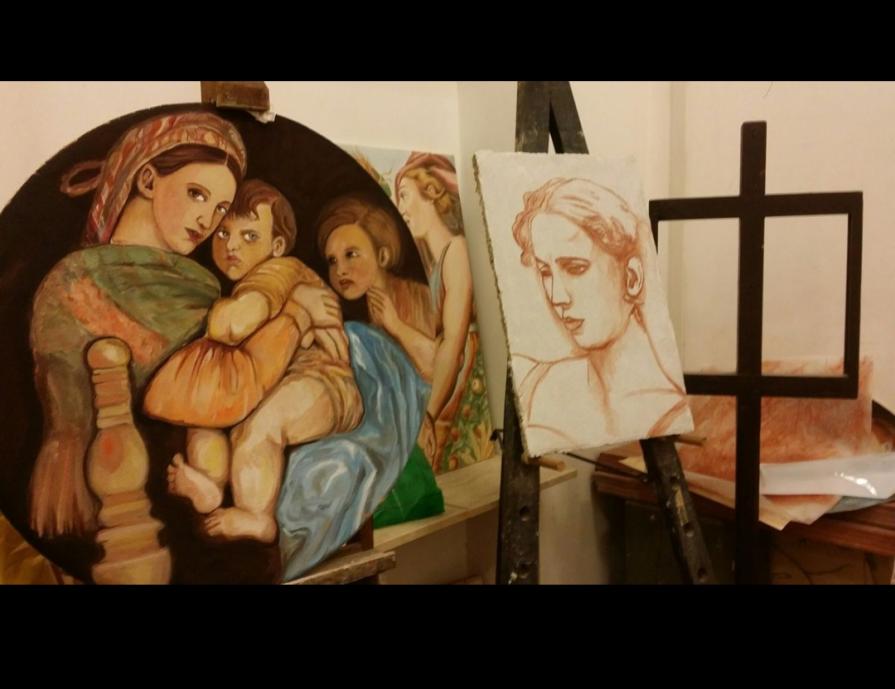 La Madonna della seggiola di Raffaello 