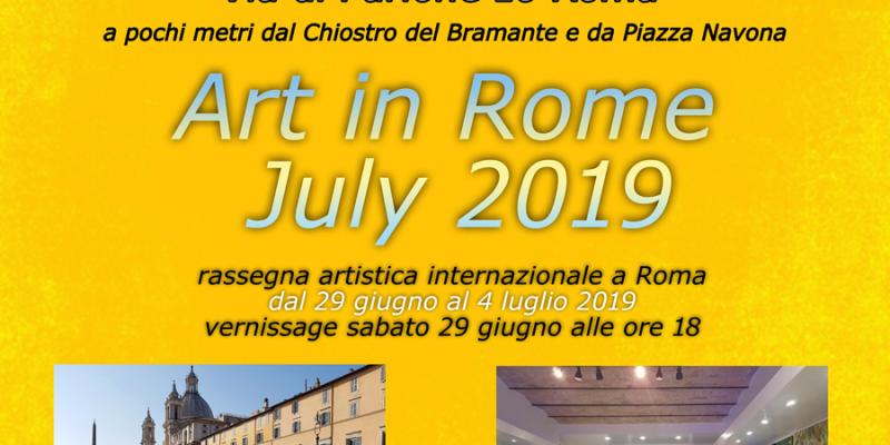 Art in Rome July 2019 Art in Rome July 2019