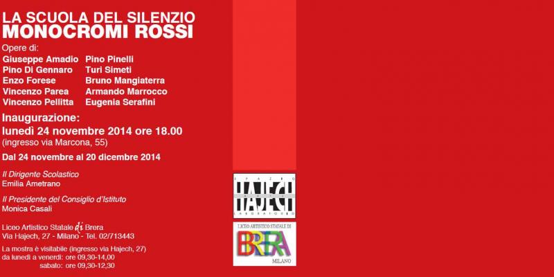 LA SCUOLA DEL SILENZIO MONOCROMI ROSSI - Eugenia Serafini