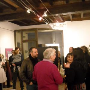 Il Maestro di scultura Denis Raccanelli alla ArteArte di Mantova.