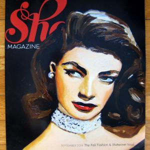 One of my works for the Cover of the September Issue "She Magazine".  