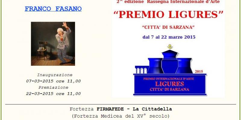 PREMIO LIGURES - CITTA' DI SARZANA PREMIO LIGURES - CITTA' DI SARZANA