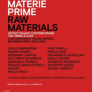 Materie prime. Artisti italiani contemporanei tra terra e luce