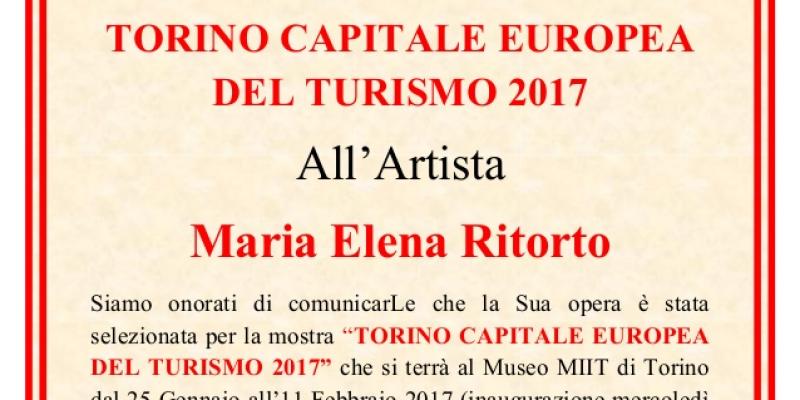 Attestato di merito All'Artista Maria Elena Ritorto Attestato di merito All'Artista Maria Elena Ritorto