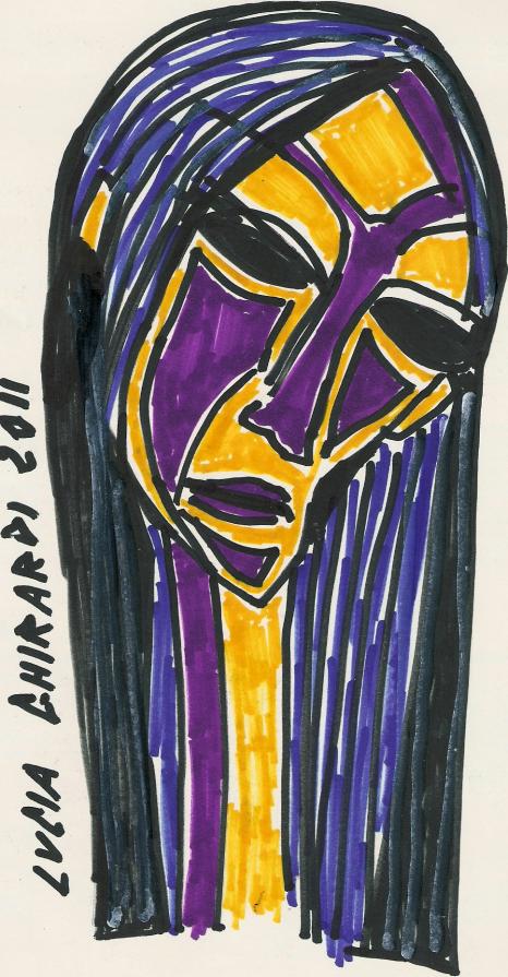 Volto di donna: il pentimento