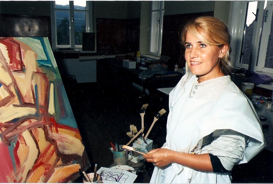 Atelier (Svece, Austria) Inizio dell'opera "Gli amanti"