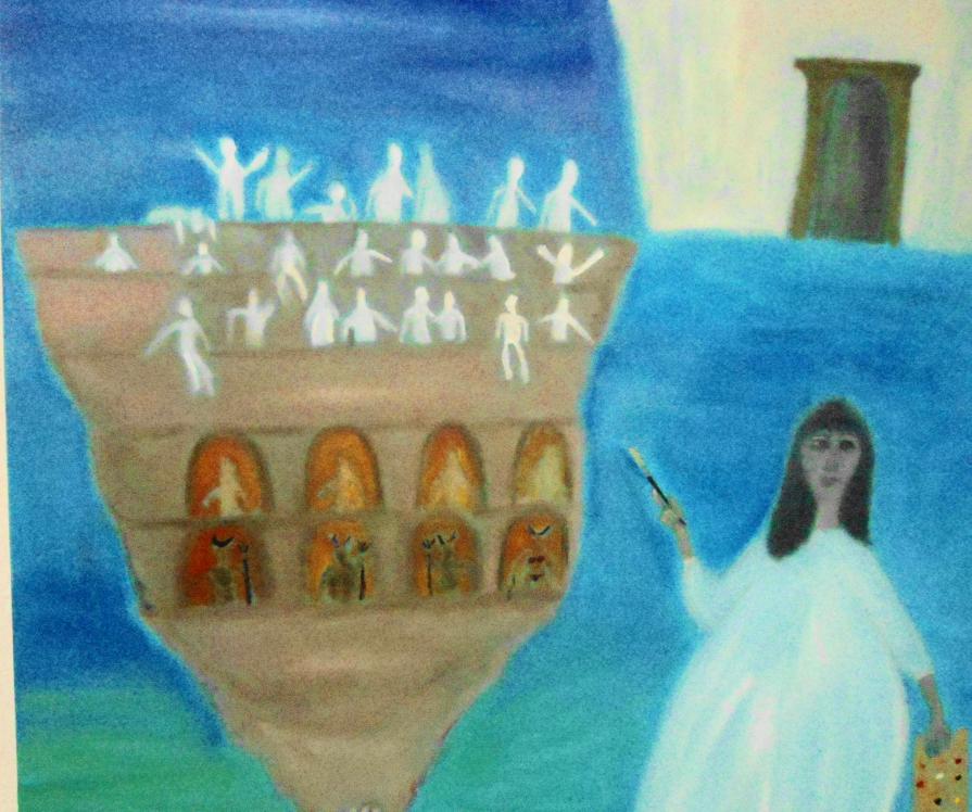 L'ARTISTA E GLI OMINI ...( particolare  omini e diavoli)