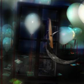 conto i palloncini nelle mie notti insonni,stendo la luna facendo cosi' poi mi addormento.