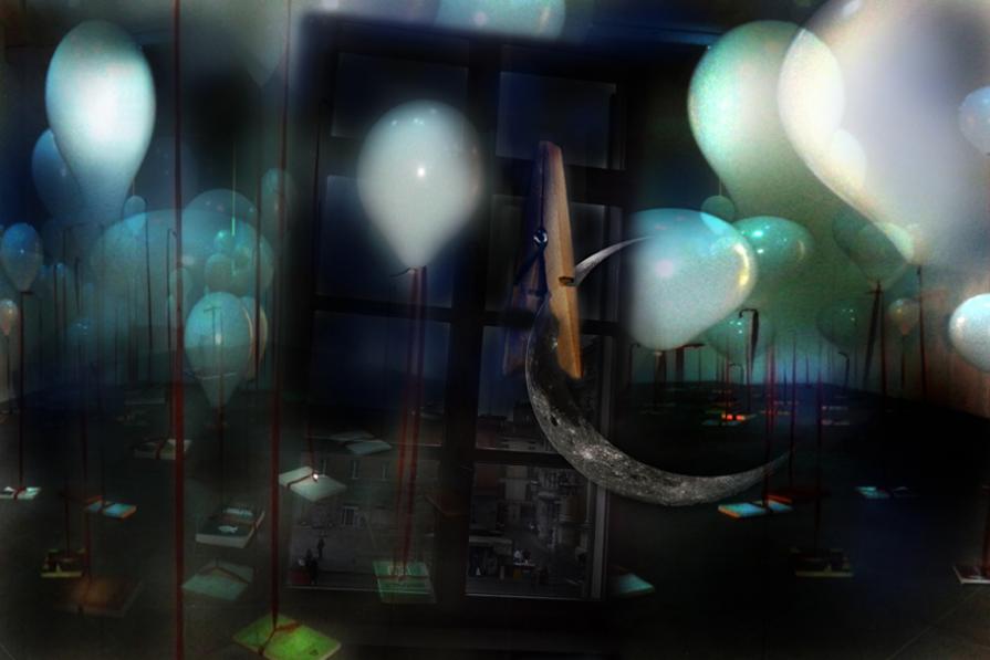 conto i palloncini nelle mie notti insonni,stendo la luna facendo cosi' poi mi addormento.