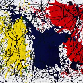 Omaggio a Mondrian e Pollock