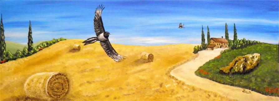 Tramonto di luglio in Toscana1