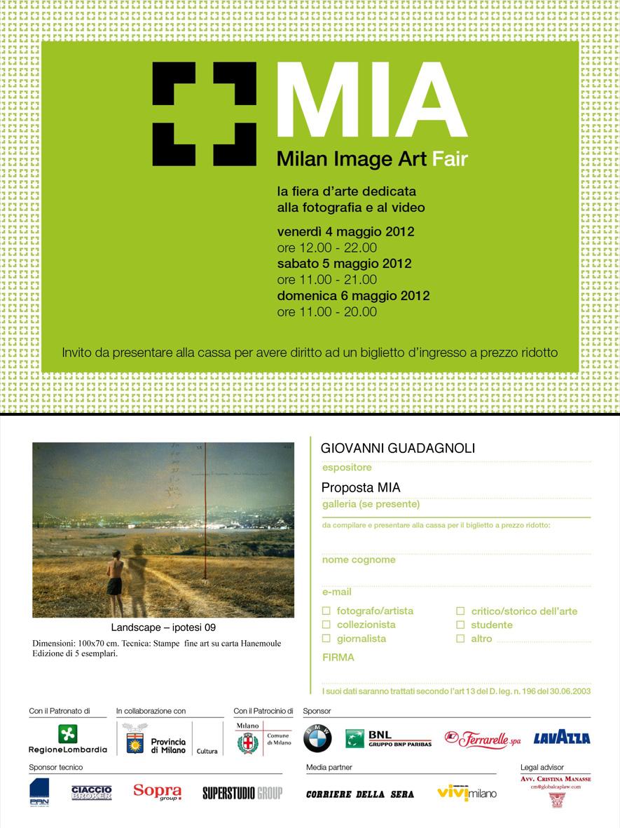 Titolo mostra : Landscape - ipotesi