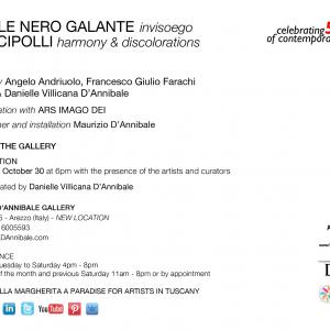 Invisoego - Pasquale Nero Galante Sintonie e discromie - Marco Cipolli