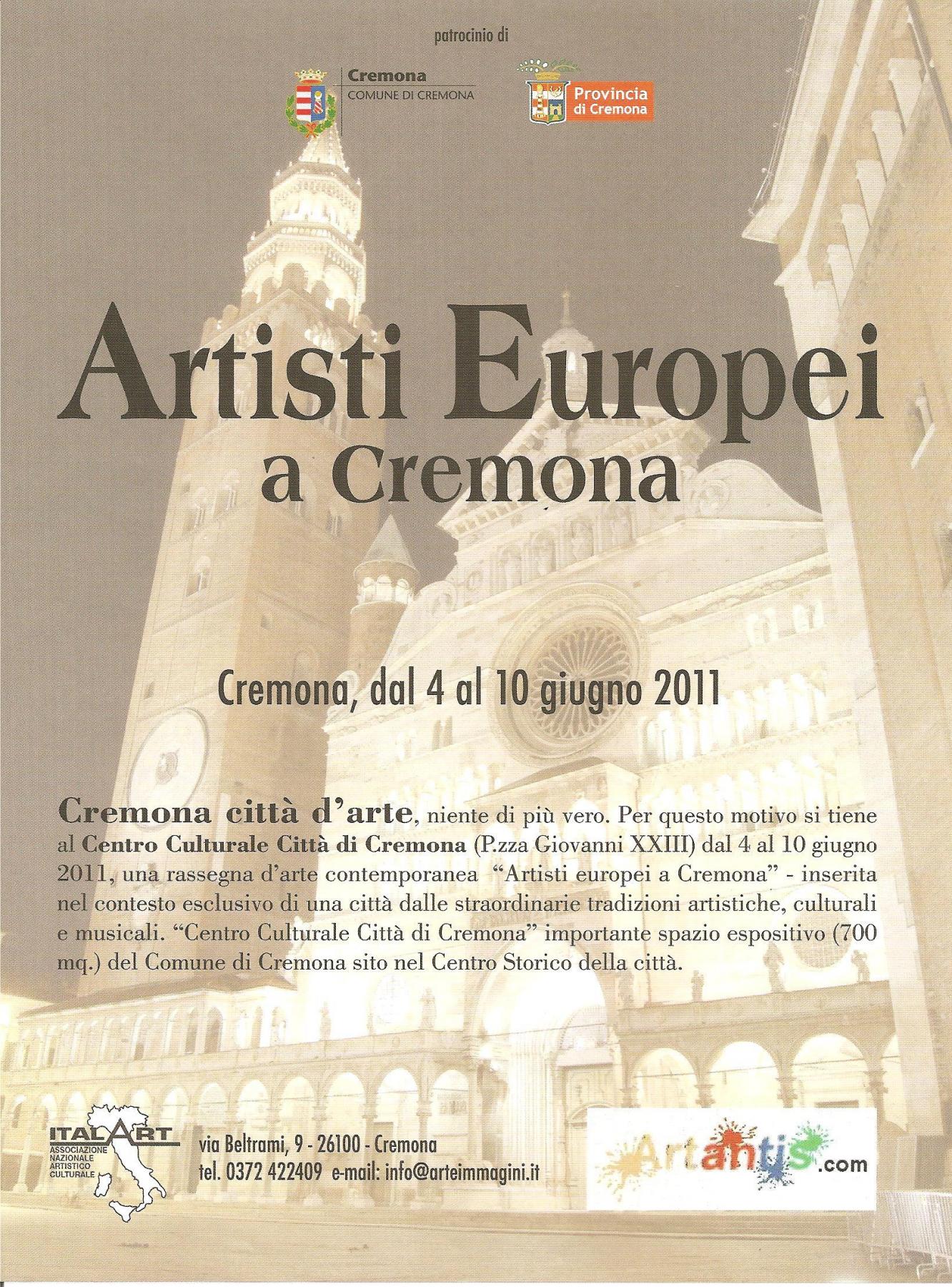 ARTISTI EUROPEI A CREMONA