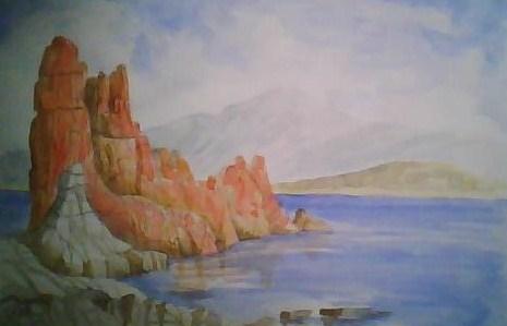 rocce rosse ad Arbatax