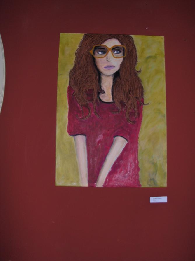 femme et ses lunettes