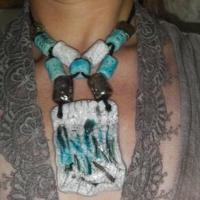 composizione RAKU - collana