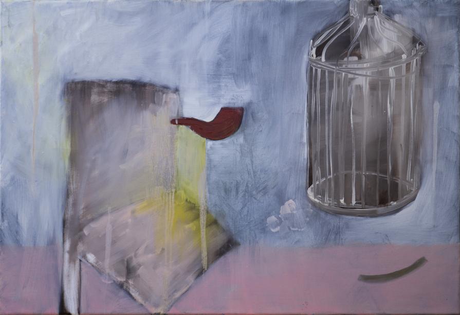 attesa con pipa rossa