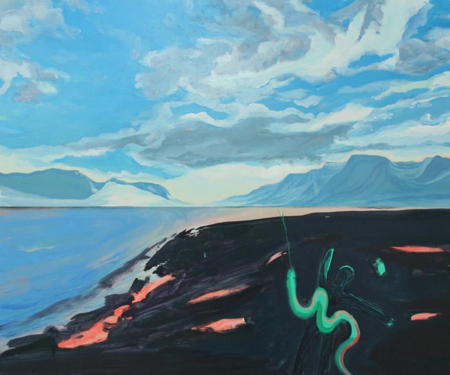 Black Snake Sand Erupt