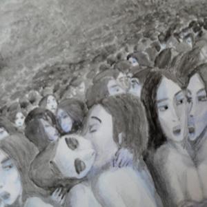 Pluto XI (particolare) - Donne nel metano - Le Plutoniane - Orgia Planetaria