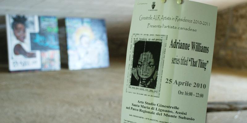 Ginestrelle A.I.R. 2010-2011 presenta l'artista canadese Adrianne Williams 