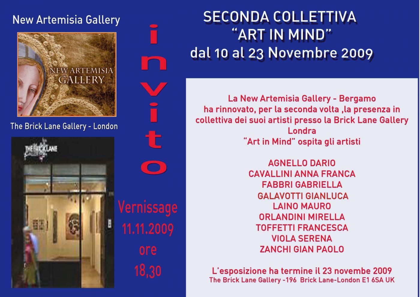 Seconda Collettiva "Art in Mind" Londra