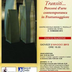 Transits..paths contemporary art in Frattamaggiore Transits..paths contemporary art in Frattamaggiore