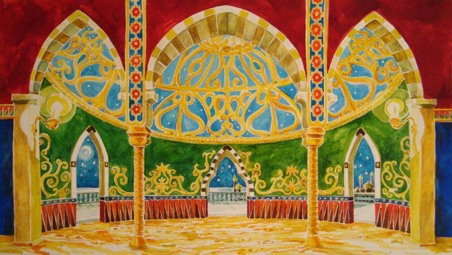 Sultan's Palace, scenography