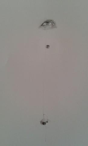 Acqua santiera 1 - Tecnica mista su carta 2015 