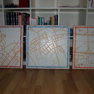 Little Trio Maps, in progress 2