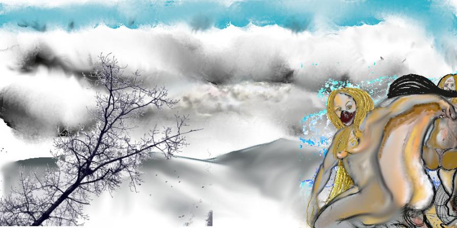 E all'improvviso un pezzo d'estate comparve in quel freddo paesaggio invernale