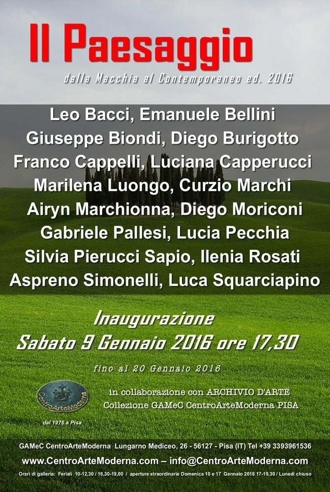 Il Paesaggio: Dalla Macchia al Contemporaneo / Edizione 2016 