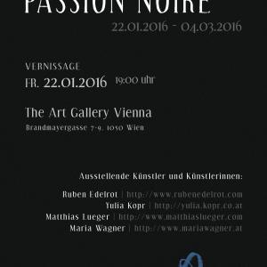 PASSION NOIR - Photoexhibition with Ruben Edelrot, Yulia Kopr, Matthias Lueger and Maria Wagner