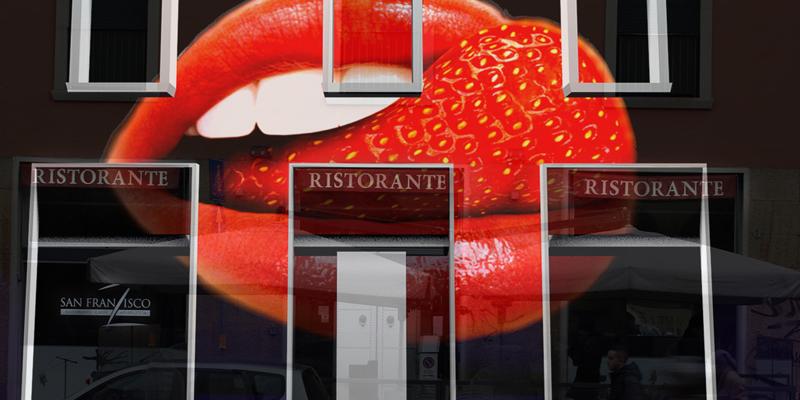 VISUAL MAPPING SOAP-3D MAPPING AL RISTORANTE SAN FRANZISCO