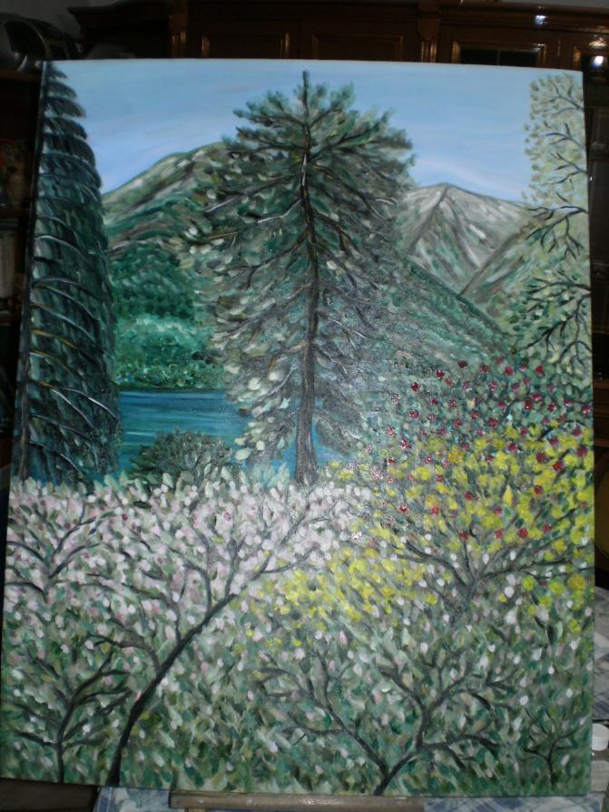 Paesaggio del lago di Como