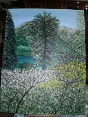 Paesaggio del lago di Como