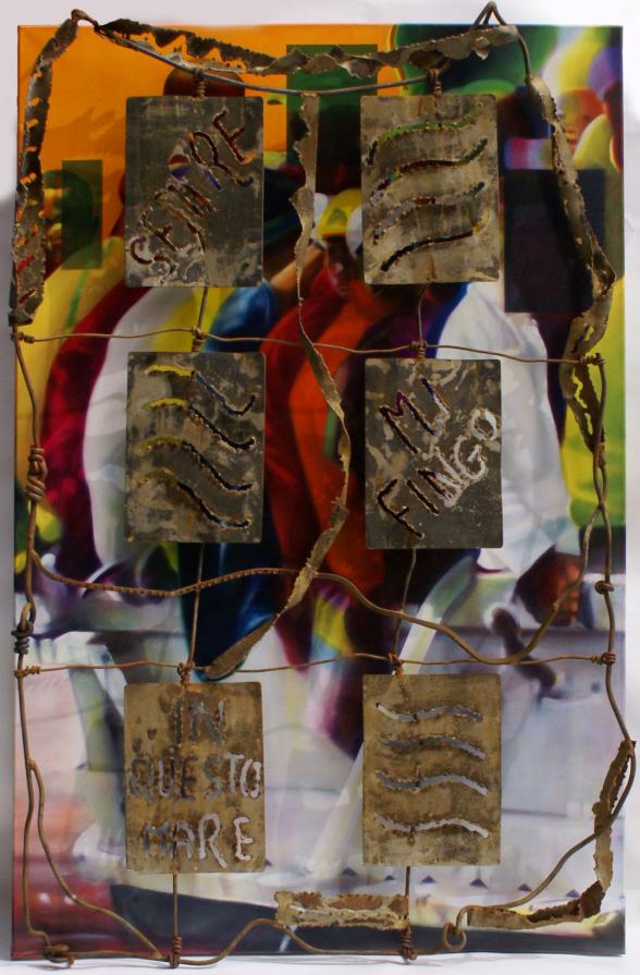 sempre mi fingo in questo mare