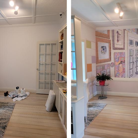 mural "a moment in time from Aug 2021" 2.9x2m mural "a moment in time from Aug 2021" 2.9x2m