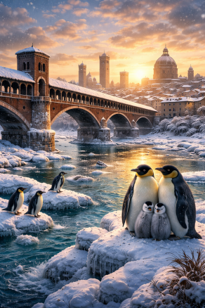 La magia dell'inverno a Pavia... in compagnia di amici speciali... ✨????