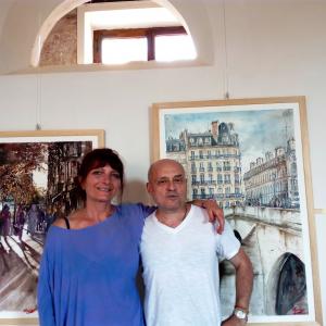 EFFETTO ACQUA, ACQUERELLI E SCULTURE A PALAZZO DUCALE