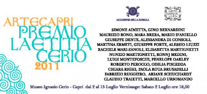 Premio Laetitia Cerio 2011