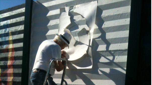 Murales in Viale Paoli a Firenze